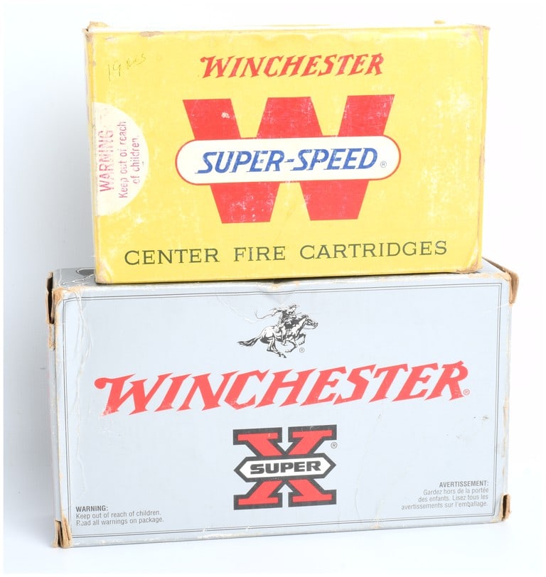 A Lot of 40 Vintage Winchester .458 Winchester Magnum 510 Grain Soft Point Ammunition (1 of 4)