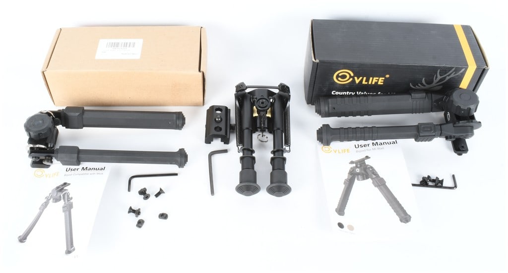 A Trio of Modern Tactical Bipod Assemblies (VLIFE and Unbranded) (1 of 16)