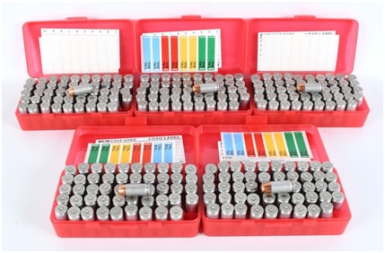 Lot of 250 Rounds of CCI .45 AUTO Ammunition in MTM Case-Gard Boxes