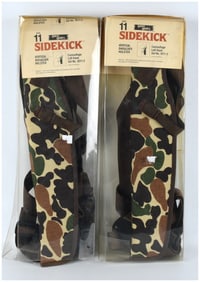 A Pair of Uncle Mike's Sidekick Vertical Shoulder Holsters, Size 11, Camouflage Left Hand