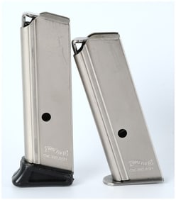 A Pair of Walther PPK/S Pistol Magazines, Caliber .380 ACP / 9mm Kurz