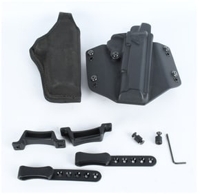 A Pair of Comp-Tac 1911 and Bianchi International Pistol Holsters with Mounting Accessories