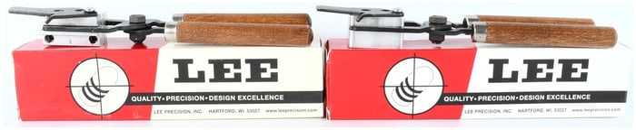 Lee Precision Double Cavity Bullet Molds, Lot of 2 (.358 Caliber)