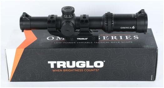 TRUGLO OMNIA 6 1-6x24mm Low-Power Variable Tactical Rifle Scope