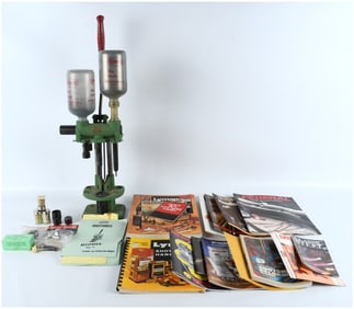 Redding Model 16 Shotshell Reloading Press with 16 Manuals and Accessories