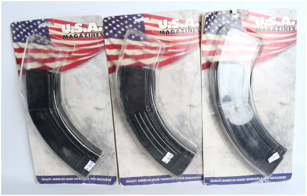 Trio of New U.S.A. Magazines 30-Round AK-47 Pattern Rifle Magazines (7.62x39mm) (1 of 3)