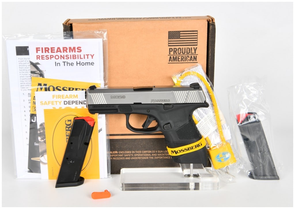 Mossberg MC2c Semi-Automatic Pistol, 9mm Luger, Stainless/Black, SN 032473MC (1 of 17)