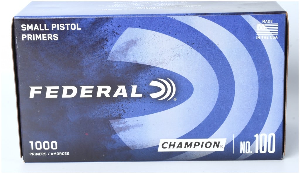 FEDERAL Champion No. 100 Small Pistol Primers (Lot of 1000) (1 of 3)