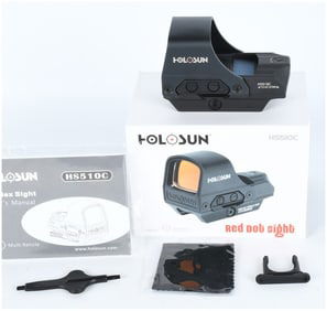 HOLOSUN HS510C Open Reflex Sight, Serial Number 12101379936