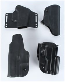 A Collection of 4 Polymer Handgun Holsters including Glock and Uncle Mike's