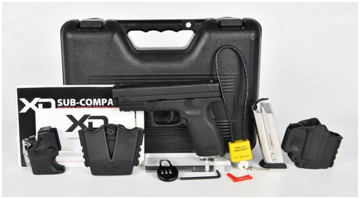 Springfield Armory XD-9 Sub-Compact Semi-Automatic Pistol 9x19mm Serial US885504
