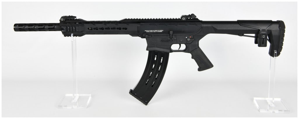 Radikal MKX3 / GForce Arms GF00 Semi-Automatic Tactical Shotgun, 12 Gauge, Serial Number 21-105906: A single, modern semi-automatic tactical shotgun, manufactured in Turkey by Radikal and distributed by GForce Arms. The model is marked as the MKX3 12GA 3" Chamber, and also bears the designation GF 0