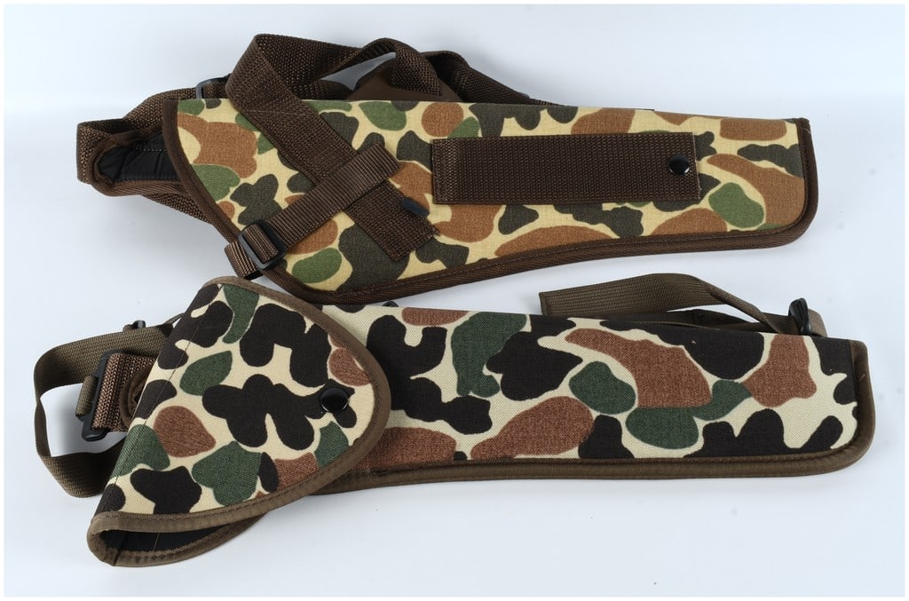 A Pair of Uncle Mike's Sidekick Camouflage Bandolier Holsters (Size 11) (1 of 6)