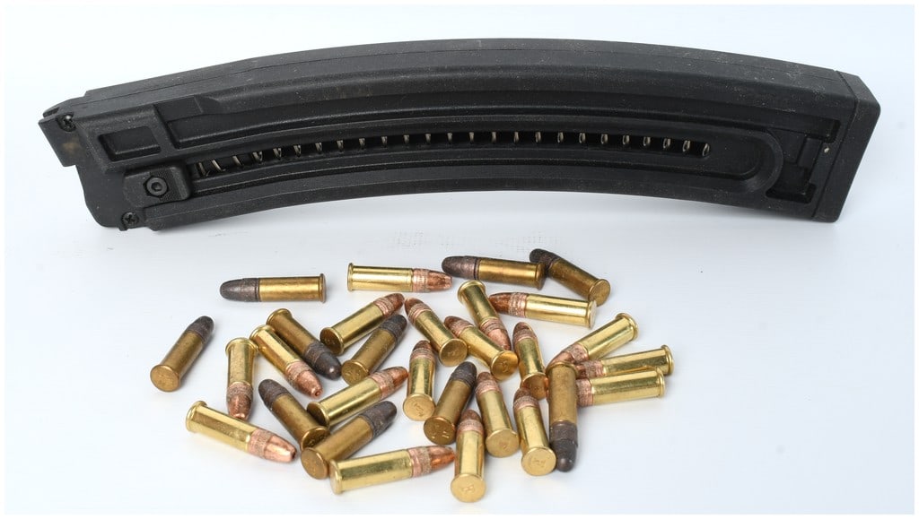 ATI GSG-16 .22LR 22-Round Detachable Box Magazine and 24 Loose .22 Long Rifle Cartridges (Lot of 25 (1 of 3)