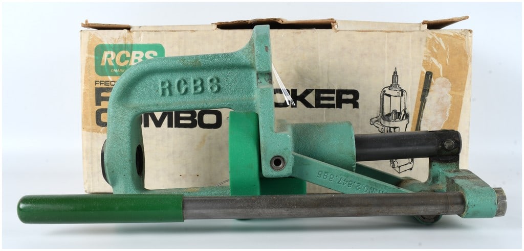 RCBS Rock Chucker Single Stage Reloading Press with Patent Number 2847895 and Original Box (1 of 8)