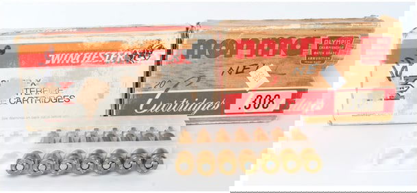 A Lot of 38 Mixed Ammunition Cartridges and Components, .308 Winchester (WIN)