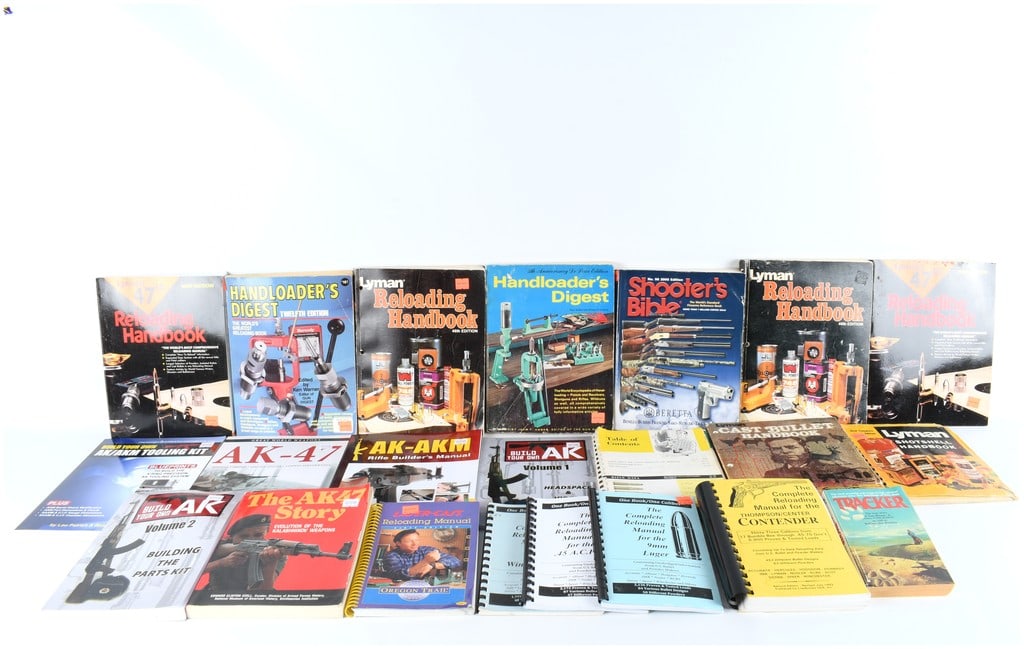 A Collection of 24 Instructional Manuals and Books on Reloading and AK-47 Gunsmithing (1 of 4)