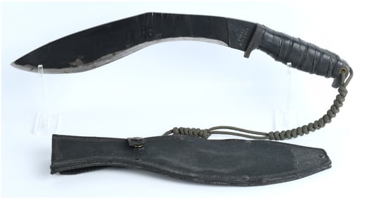 USA Made Tactical Kukri Fixed Blade Knife with Sheath