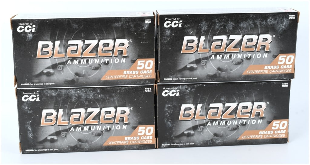 CCI Blazer Brass 9mm LUGER 124 gr FMJ Ammunition Lot of 200 Rounds (1 of 3)