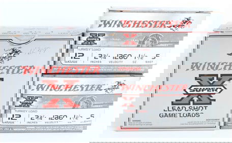 A Lot of 45 Winchester Super X 12 Gauge Shotshells (Game and Turkey Loads)