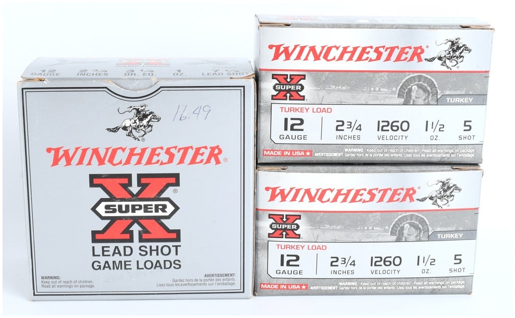 A Lot of 45 Winchester Super X 12 Gauge Shotshells (Game and Turkey Loads) (1 of 5)