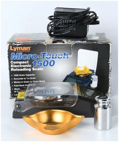 Lyman Micro-Touch 1500 Compact Electronic Reloading Scale Set