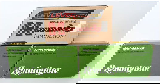 A Lot of 51 Centerfire Rifle Cartridges in .32 Winchester Special, Including Hornady LEVERevolution