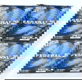 Lot of 100 Rounds Federal Top Gun Steel Shotgun Ammunition 20 Gauge