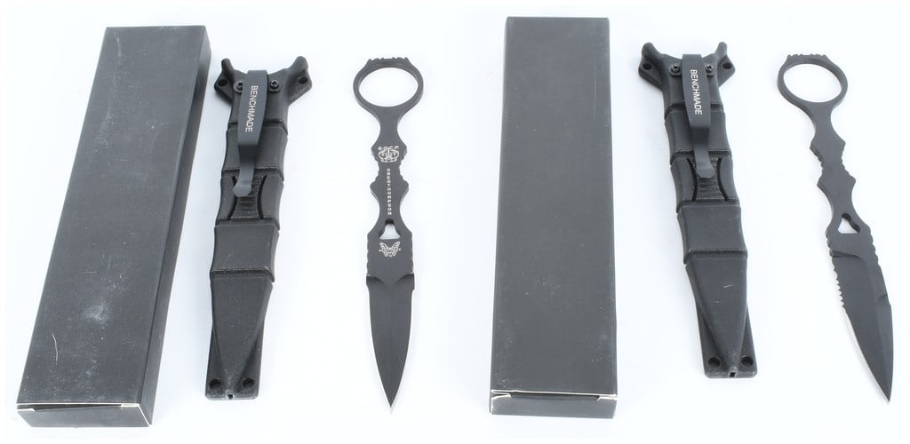 A Pair of Benchmade 176BK SOCP Daggers Designed by Greg Thompson (1 of 6)
