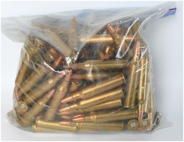 A Lot of 100 Rounds of Mixed Centerfire Rifle Ammunition Caliber 225 Winchester