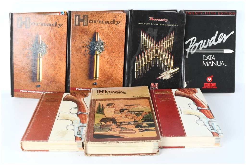 A Collection of 7 Hornady and Hodgdon Cartridge Reloading and Powder Data Manuals (1 of 4)