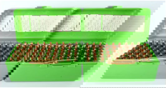 A Lot of 100 Rounds of .222 Remington Precision Handloaded Ammunition