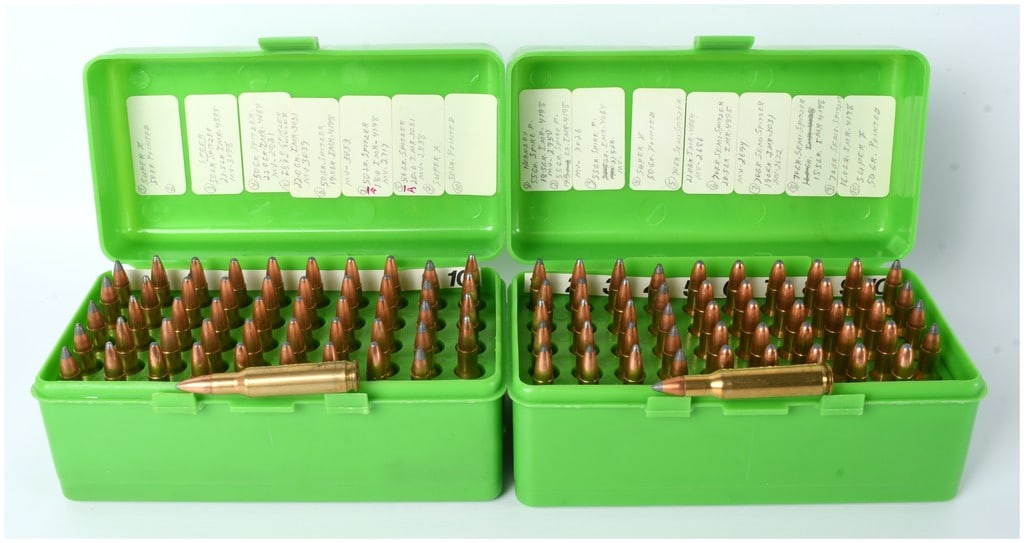 A Lot of 100 Rounds of .222 Remington Precision Handloaded Ammunition (1 of 3)
