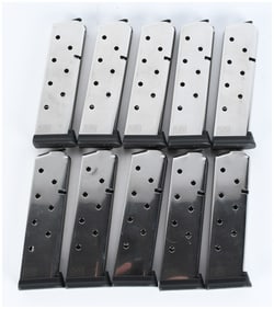 A Collection of 10 Ed Brown 8-PACK Government Eight Round .45 ACP Magazines for 1911 Pistols