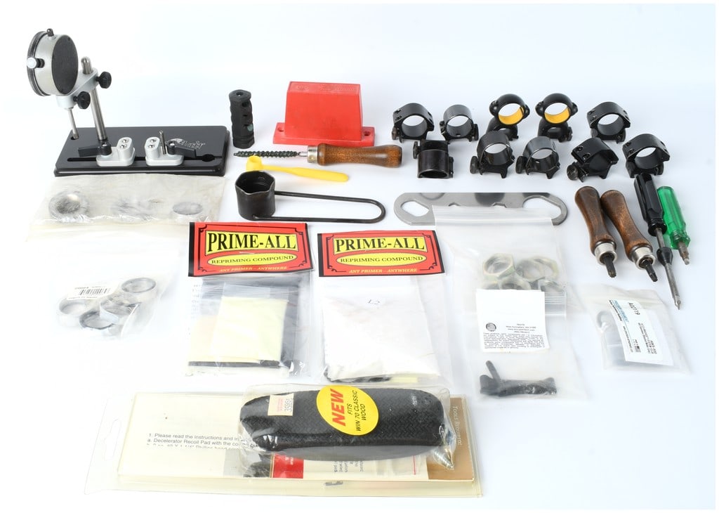 A Lot of 31 Reloading, Gunsmithing, and Optics Accessories including Sinclair Concentricity Gauge (1 of 5)