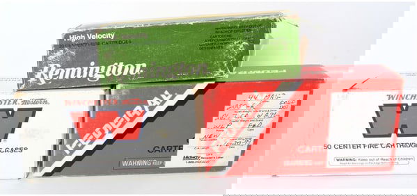 A Lot of 120 .44 Remington Magnum Ammunition and Reloading Components by Remington, Winchester, and