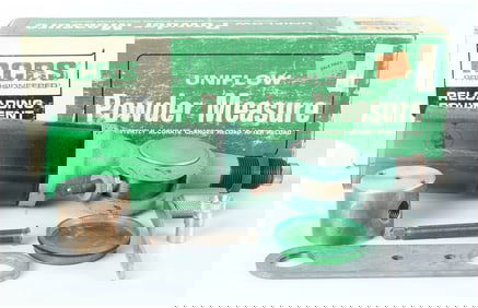 RCBS UNIFLOW Powder Measure with Accessories and Original Box