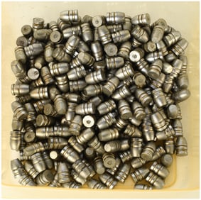 Lot of 300 .356 Diameter Cast Lead Minie Style Reloading Bullet Tips