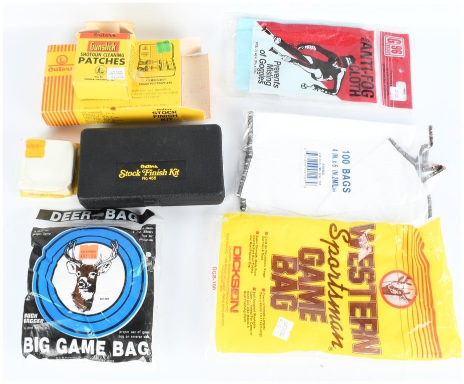 A Group of Eight Vintage Sporting Goods and Gun Cleaning Accessories Collection (1 of 8)