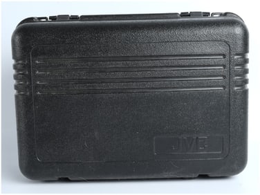 JVC Hard Shell Black Plastic Carrying Case