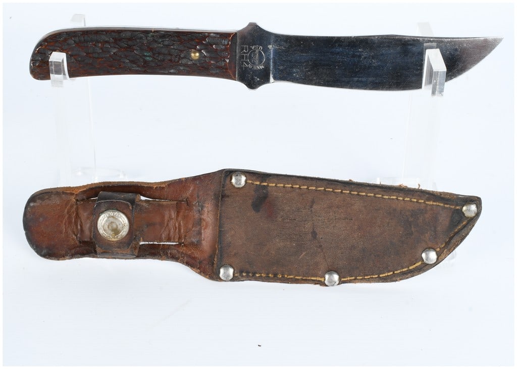 A Vintage Remington Fixed-Blade Hunting Knife Model RH4 (1 of 8)