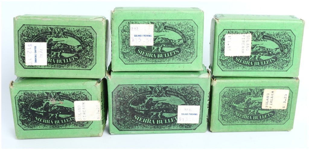 A Lot of 400 Vintage Sierra Rifle Bullet Tips, .25 Caliber (.257 Diameter) Reloading Components (1 of 5)