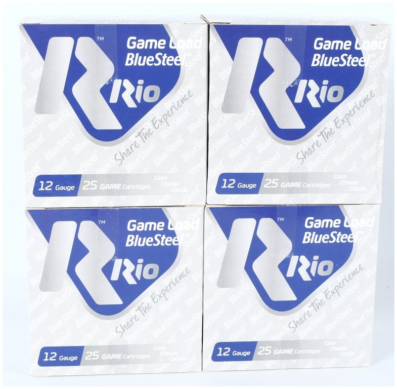 RIO Game Load BlueSteel 12 Gauge Shotgun Ammunition (Lot of 100 Rounds) (1 of 3)