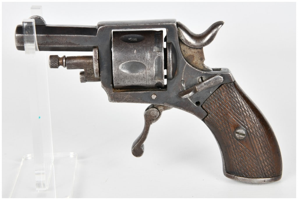 Belgian Pocket Revolver with Folding Trigger, Marked Kalo. (1 of 12)
