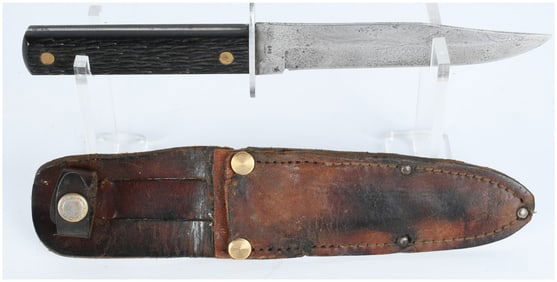 West-Cut Model 645 Fixed Blade Hunting Knife with Sheath