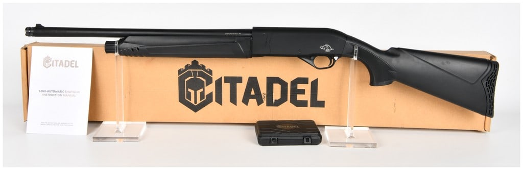 Citadel Warthog Semi-Automatic Shotgun 12 Gauge (20 BBL): This is a Citadel semi-automatic shotgun, identified by the importer as the Model KATAC1220, commonly marketed under the name "Warthog" due to the engraved wild boar logo on the right side of the