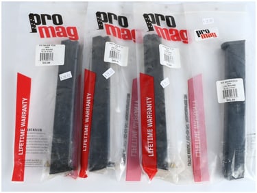 A Collection of Four Pro Mag SIG-A6 32-Round 9mm Magazines for SIG SAUER P226
