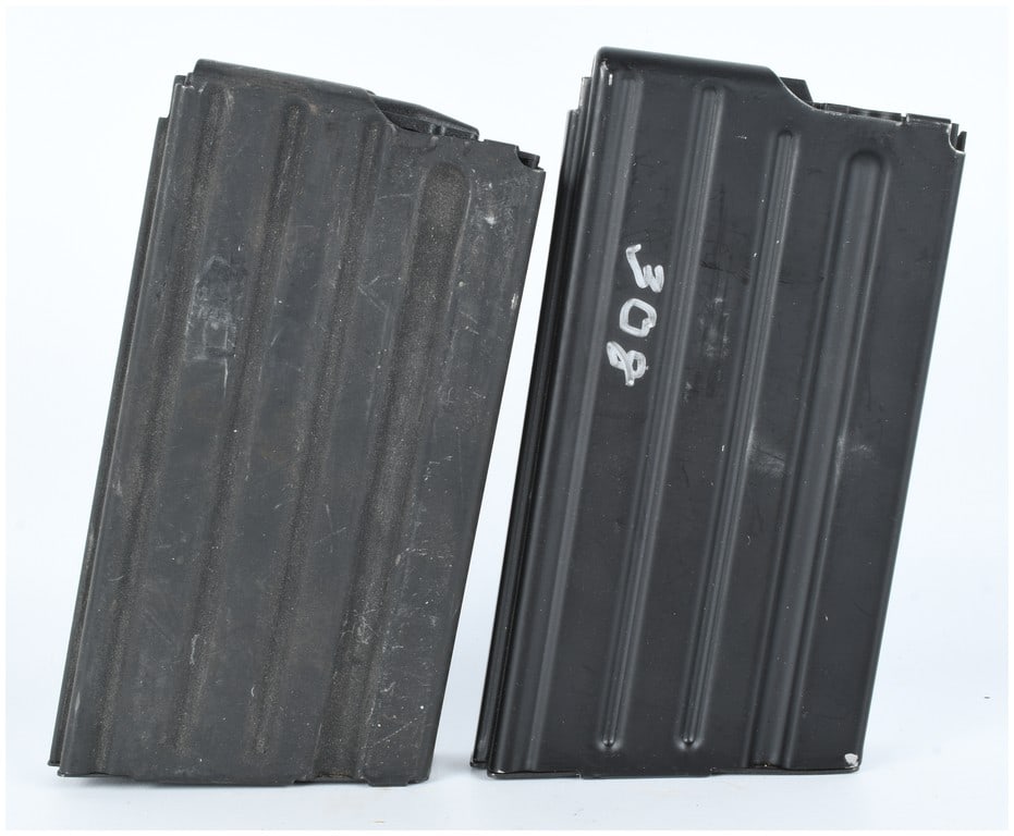 A Pair of ASC and Unmarked AR-10 Style Steel Box Magazines .308 Caliber (1 of 12)