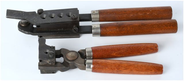 A Pair of Vintage Lyman and Ideal Combination Bullet Casting and Reloading Tong Tools