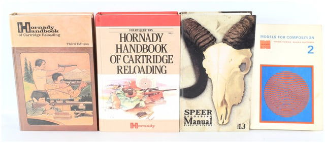 A Collection of 4 Cartridge Reloading Manuals and Reference Books